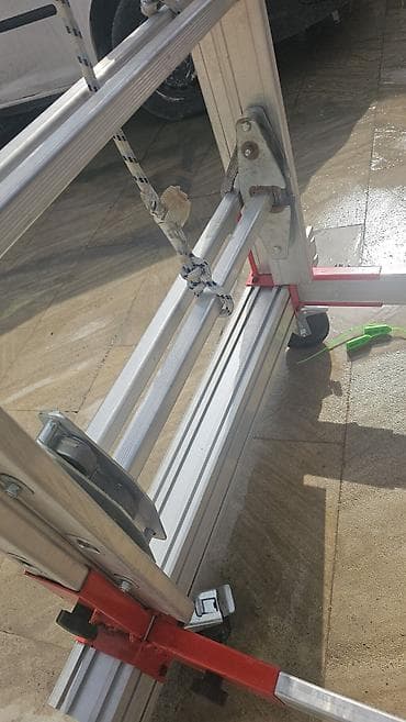 tekerli lesa: Alüminium mobil iskele (platformalı) - Material: yüngül və möhkəm — 7