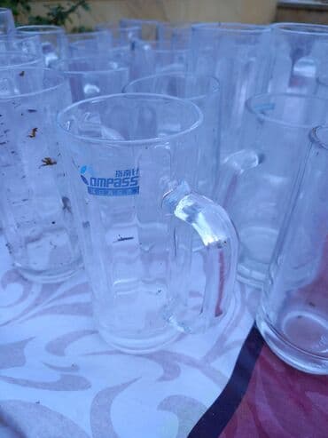 çen su: Qədəhlər, rəng - Ağ, Bərkidilmiş şüşə, Rusiya — 2