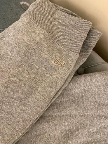 buggy şalvar: Payız/qış üçün rahat və isti original Nike idman salvarları.79% pambıq — 1
