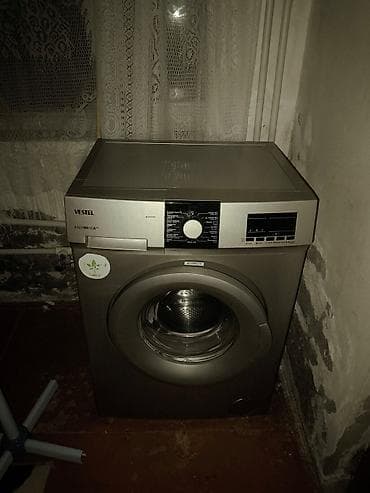 Vestel avtomatik paltaryuyan maşın - Ön yükləməli, gümüşü korpus - lalafo.az -da Vestel avtomatik paltaryuyan maşın - Ön yükləməli, gümüşü korpus -