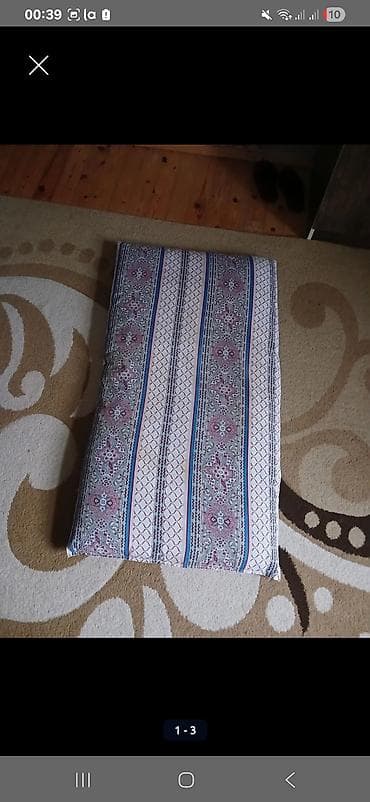 hamam desti: Dekorativ Sadə Pambıq Yastıq — 2