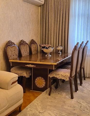 Qonaq otağı üçün, İşlənmiş, Açılan, Kvadrat masa, 6 stul lalafo.az -da Qonaq otağı üçün, İşlənmiş, Açılan, Kvadrat masa, 6 stul