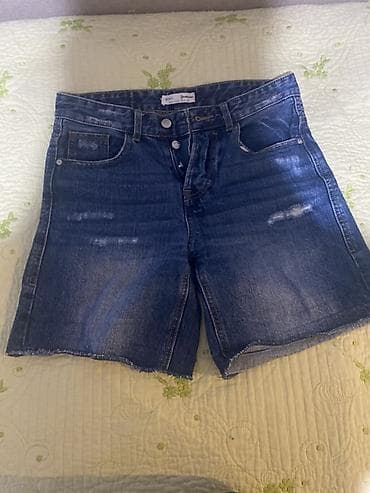 yun corab: Denim şortlar dəsti s razmer - Model: 2 ədəd denim (cütdən ibarət). - — 1