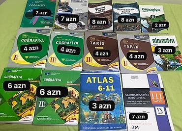 Məktəb və abituriyent hazırlığı üçün müxtəlif fənn vəsaitləri toplusu lalafo.az -da Məktəb və abituriyent hazırlığı üçün müxtəlif fənn vəsaitləri toplusu