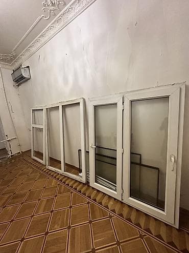 pano: PVC plastik pəncərə bloku - Material: ağ rəngli PVC profil, ikiqat — 7