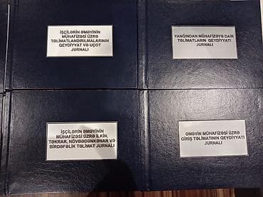 Jurnallar: Məhsul: sətəm tibb ofis uçot qeydiyyat jurnallarının hazırlanması — 3