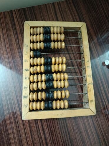 su sayğacı: Taxta abakus (sayğac) - Material: tamamilə taxtadan hazırlanmış — 2