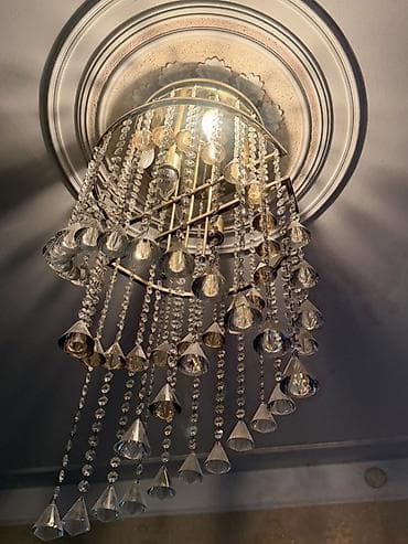 selale: Çılçıraq, 6 lampa, Xrustal — 3