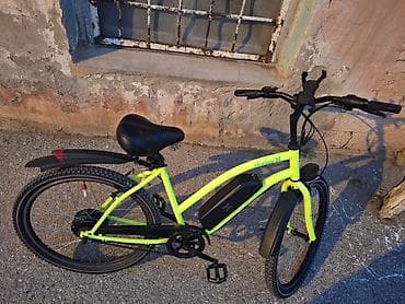 Uşaq velosipedləri: Hurley elektrik velosipedi – parlaq neon-sarı rəngli, şəhər və yüngül — 5