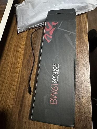 ikinci el printer: BW61 60% RGB Gaming Klaviatura Yenidir sadece acilib yoxlanilib - — 3