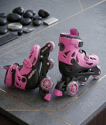 roliki: Uşaq üçün tənzimlənən işlənmiş rolik satılır. - Rəng: çəhrayı/qara - — 2