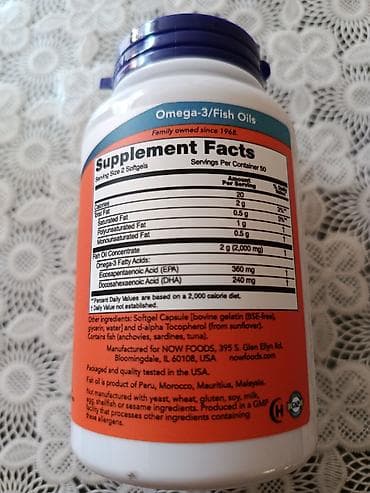 optitech vitamin c: NOW Omega-3 Fish Oil – Molekulyar distillə olunmuş balıq yağı — 2