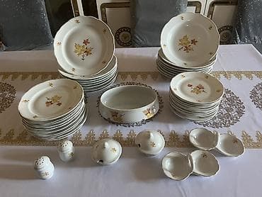 Nahar dəsti, rəng - Ağ, Farfor, Weimar, Azərbaycan