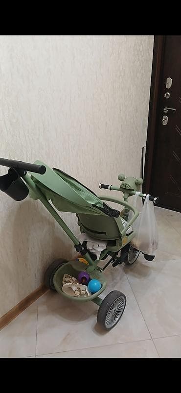 günəş panel: Uşaq üçtəkərli velosipedi – valideyn idarəetmə dəstəyi ilə — 2