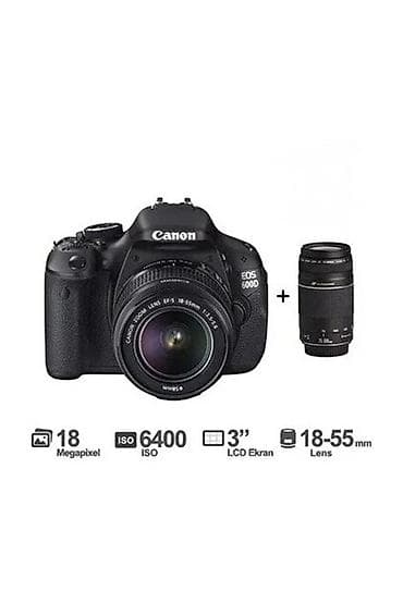 canon eos 7d: Canon EOS 600D DSLR fotoaparat dəsti Foto və video üçün etibarlı — 1