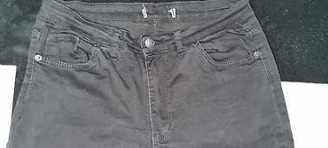 kalqotka ne demek: Qara şalvar xanım üçün – dar kəsim, klassik beş ciblə - Rəng: tam — 2