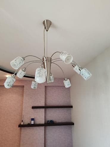 evkalipt agaci satilir: Çılçıraq, 10 və daha çox lampa, Metal — 3