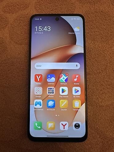 sq 93 mini: Redmi 12, 128 GB, rəng - Mavi, Barmaq izi — 4