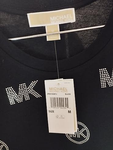 maykalar: Michael Kors qadın T‑şort - Model: JR651XG97J - Rəng: Black (qara) - — 2
