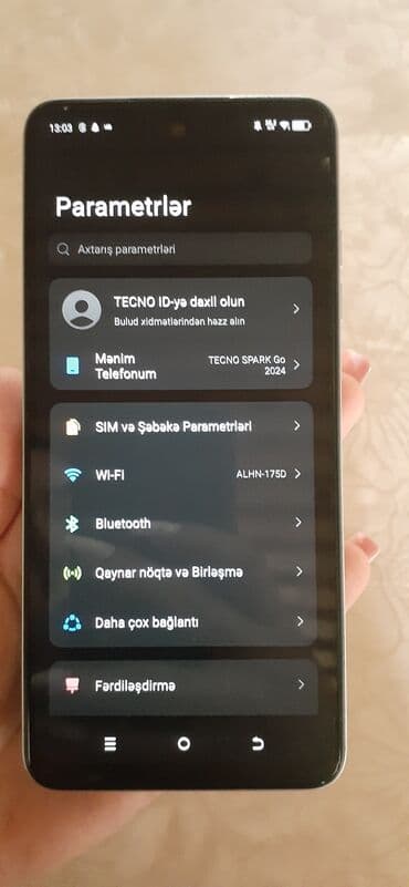 tecno spark: Tecno Spark Go, 128 ГБ, цвет - Синий, Отпечаток пальца, Две SIM карты, С документами — 1