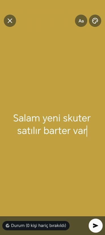 tufan m50 kiredet: Yeni skuter satılır, barter mümkündür. - Şəhər içi rahat hərəkət üçün — 1