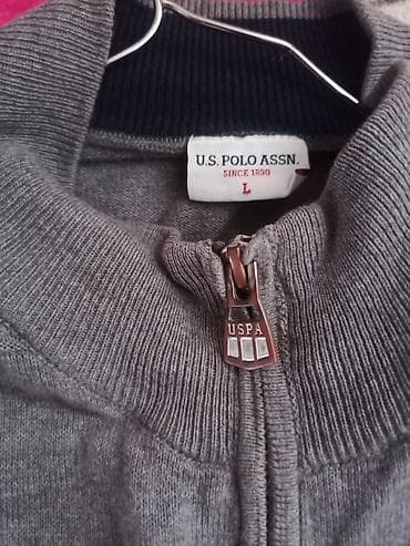 Sviterlər: Sviter, U.S. Polo Assn, L, rəng - Boz — 3