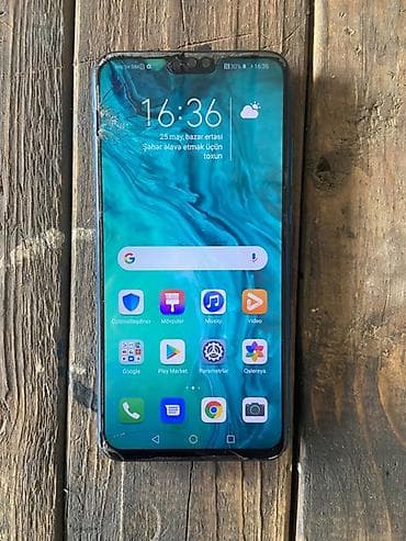 kgtel telefon: Honor 9X Lite, rəng - Mavi, Qırıq — 1