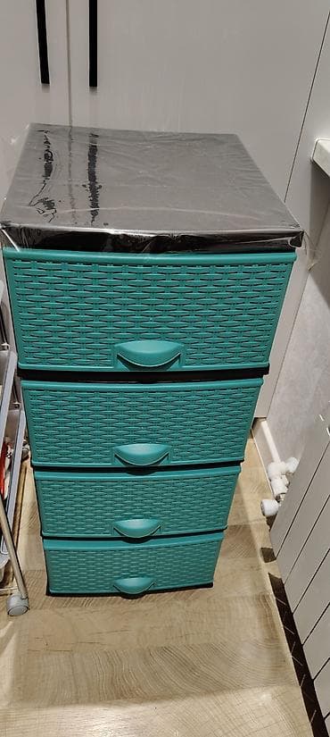 metbex skafi: Plastik şkaf – 4 çekmecəli42*38*93 42*38*93 - Material: möhkəm plastik — 3