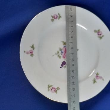 Süfrə ləvazimatları: Nahar dəsti, rəng - Ağ, Farfor, Bohemia, 6 nəfərlik, Almaniya — 10