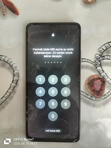 dyson utu fen: Oppo A58 4G, rəng - Qara, Qırıq — 8
