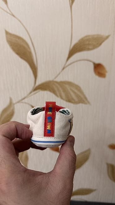 Детская обувь: Uşaq ayaqqabısı – “HOME GROWN” temalı - Rəng: krem əsas, qırmızı və — 4