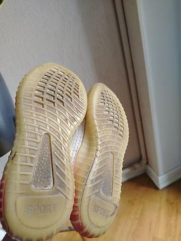 şəffaf ayaqqabilar: Uniseks idman krossovkaları - Rəng: ağ üst hissə, açıq çəhrayı tonlu — 2