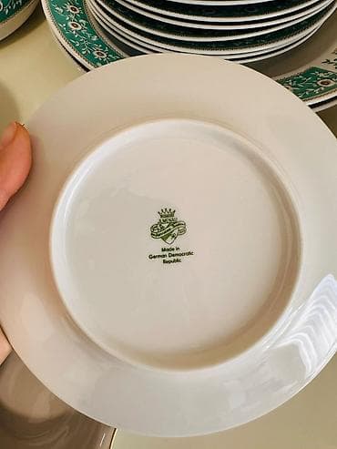 versace servis: Nahar dəsti, rəng - Ağ, Farfor, 12 nəfərlik, Almaniya — 6