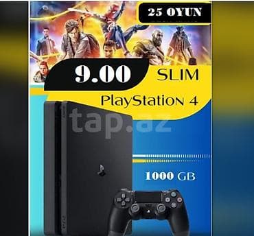 ps hesaba pul vurma: PlayStation 4 Slim – 1000 GB - Sistem versiyası: 9.00 - Yaddaş — 1