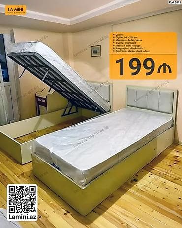 Çarpayı – LA MINI (Kod: 5811) - Ölçü: 90 × 200 sm - Mexanizm: Açılan — 1