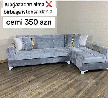 sezlong: Künc divan, Yeni, Açılan, Bazalı, Parça, Şəhərdaxili pulsuz çatdırılma — 1