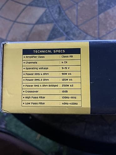 mp 3 player: SOUNDMAX SX-N500.4 – 4 kanallı avtomobil gücləndiricisi — 2