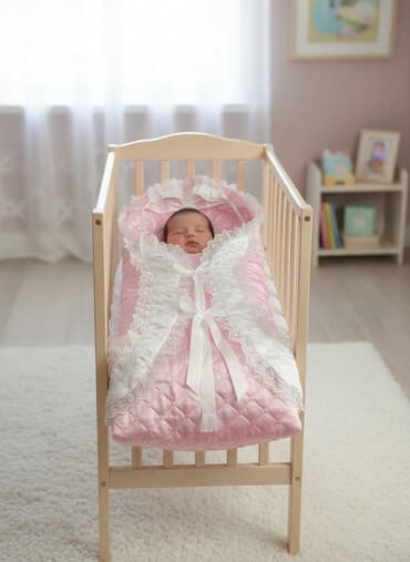 uşaqlar üçün keçə şap şapları: Bu çəhrayı rəngli, yorğan tipli bələk körpələri rahat və isti saxlamaq — 1