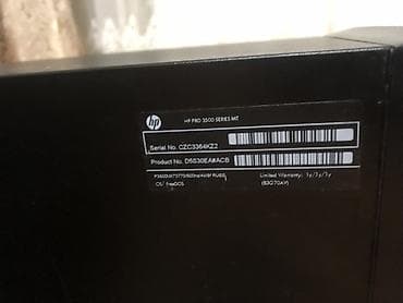 mini pc computer: HP Pro 3500 Series MT masaüstü kompüter komplekti Komplekt: - HP Pro — 1