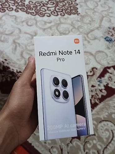 iphone 12 2 ci əl: Redmi Note 14 Pro, 256 GB, rəng - Qara, Sənədlərlə — 4