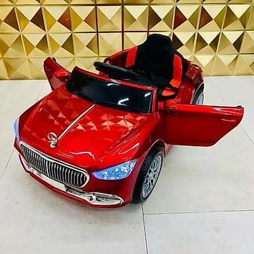 usaq velosipedleri qiymetleri: Uşaqlar üçün elektrikli miniatür maşın – qırmızı rəngdə, kabriolet — 4