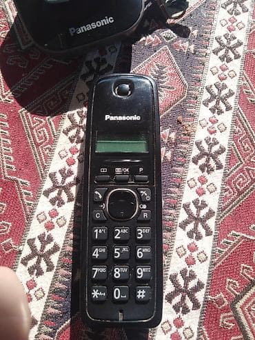 Məişət texnikası: Stasionar telefon Panasonic, Simsiz, İşlənmiş, Ünvandan götürmə — 2