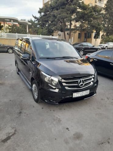 мерс сапог дубль кабина: Mercedes-Benz Vito, qara rəng. 2019-cu il motor 2.2. Qiymət 54000 — 6