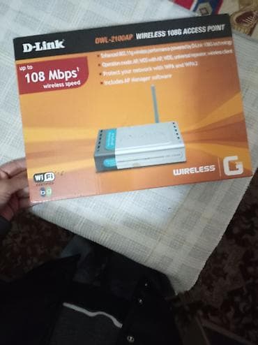 accsess point: D‑Link DWL‑2100AP – Wireless 108G Access Point Xüsusiyyətlər: - — 5