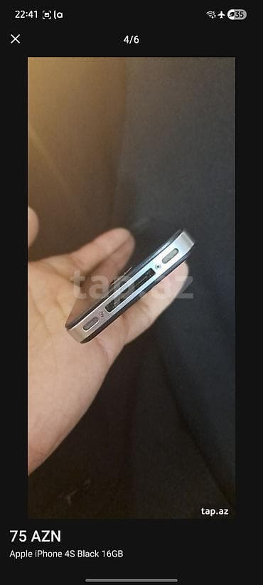 apple 4s əsli: IPhone 4S, 16 GB, Qara — 2
