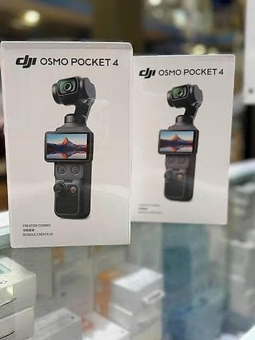 DJI Osmo Pocket 4 – ultra-kompakt, 3-oxlu stabilizatora sahib cib