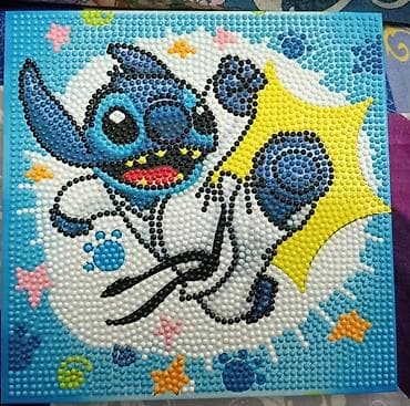 Stitch almaz mozaika metrolara catdirilma var