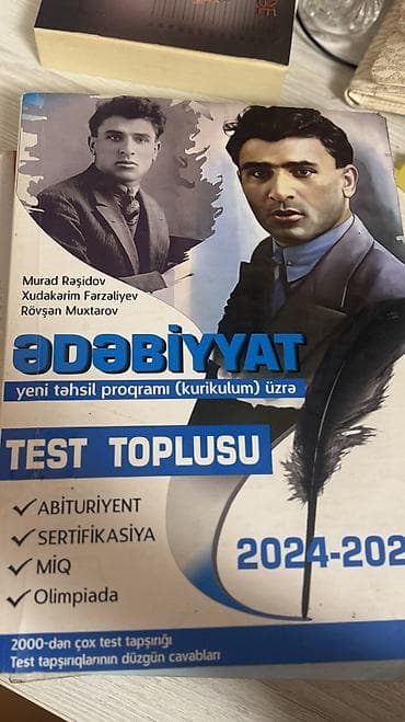 Ədəbiyyat – yeni təhsil proqramı (kurikulum) üzrə TEST TOPLUSU — 1