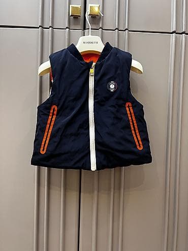 üst geyimi: Jacadi Paris körpə üçün gödəkçə (qolsuz, ikiüzlü model) 12-18 ay - — 1