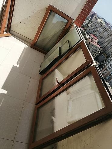 İşlənmiş Pəncərə şüşəsi, Еni: 60 sm, Uzunluğu: 110 sm — 1